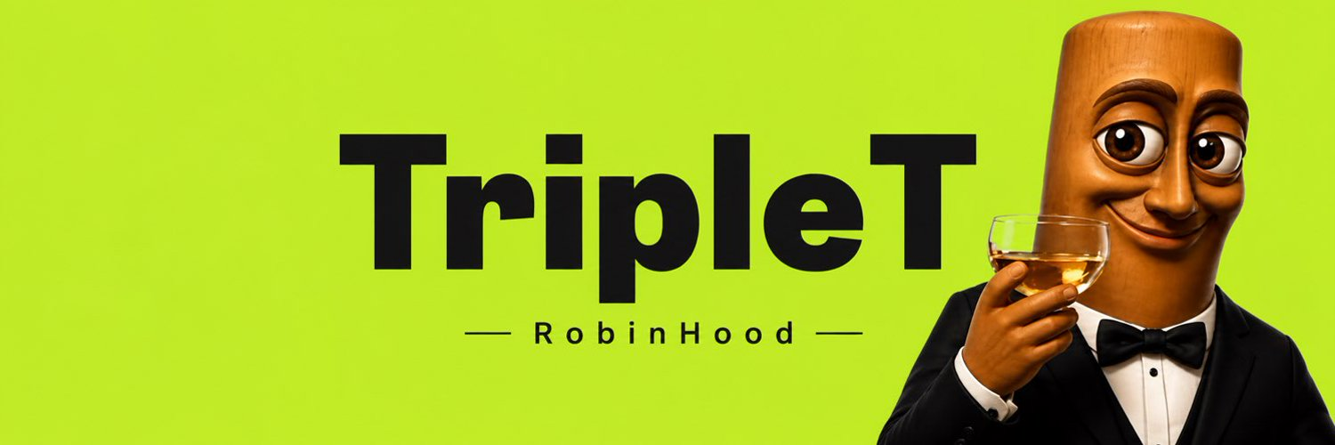 TripleT banner, tuxedo and a raised glass